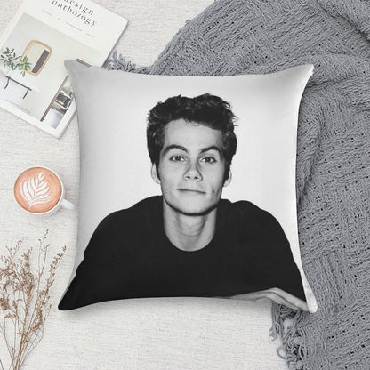 Heart Eye Emoji Soft Ultra-Soft Texture Throw Pillow