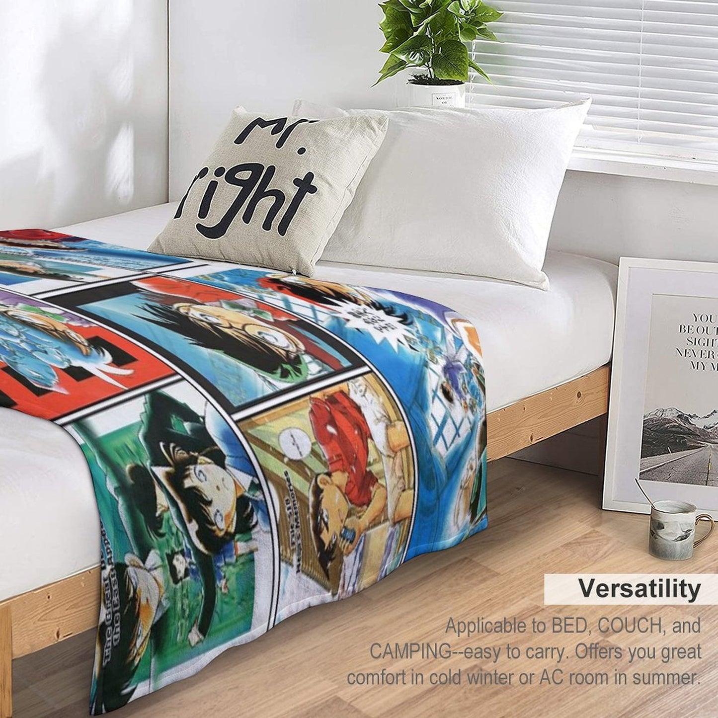 Detective Conan Edit - Color Pages Throw Blanket