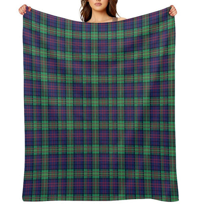 Carnegie Mellon University Tartan Plaid Throw Blanket