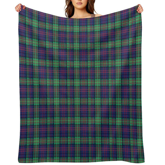 Carnegie Mellon University Tartan Plaid Throw Blanket