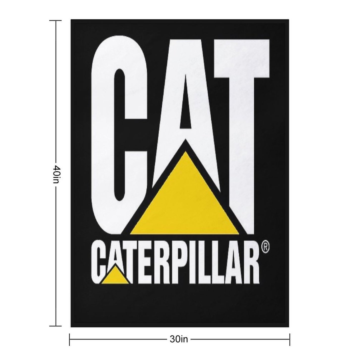 CAT Logo Throw Blanket