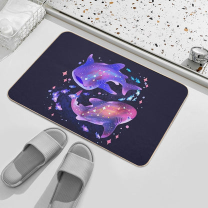 Cosmic Whale Shark Bath Mat