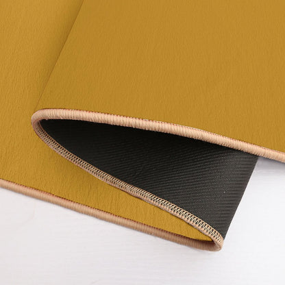 Best Seller Golden Mustard Yellow Solid Color Pairs with Sherwin Williams Auric Gold SW 6692 Bath Mat