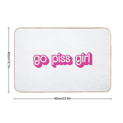 Go Piss Girl Bath Mat