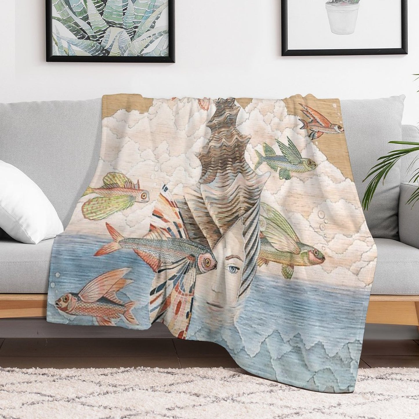 Sea Dream Throw Blanket