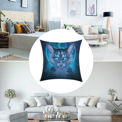 Warriors Jayfeather Linen Throw Pillow Cover