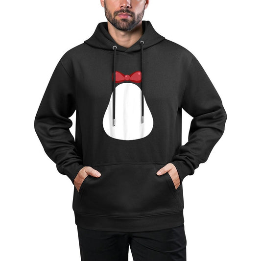 Funny Penguin Suit Christmas DIY Costume - Black, Unisex-Adults,,, Size Small Shrink-Resistant Hoodie