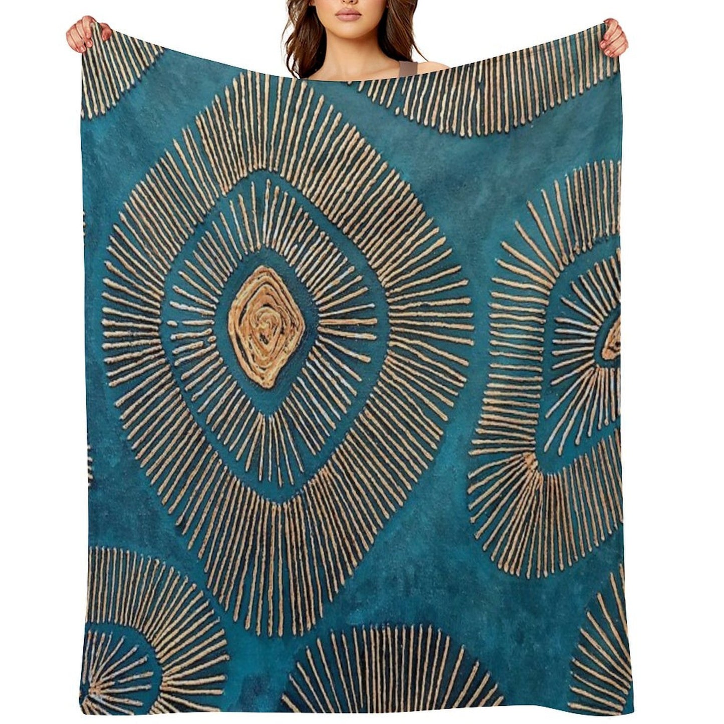 Fossilized Throw Blanket