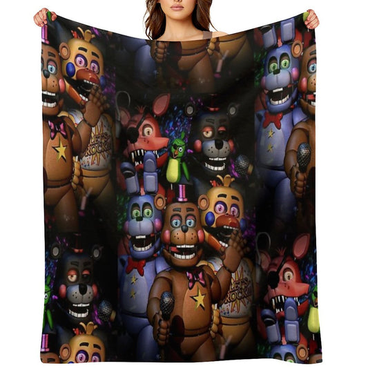 Fnaf Security Breach Throw Blanket