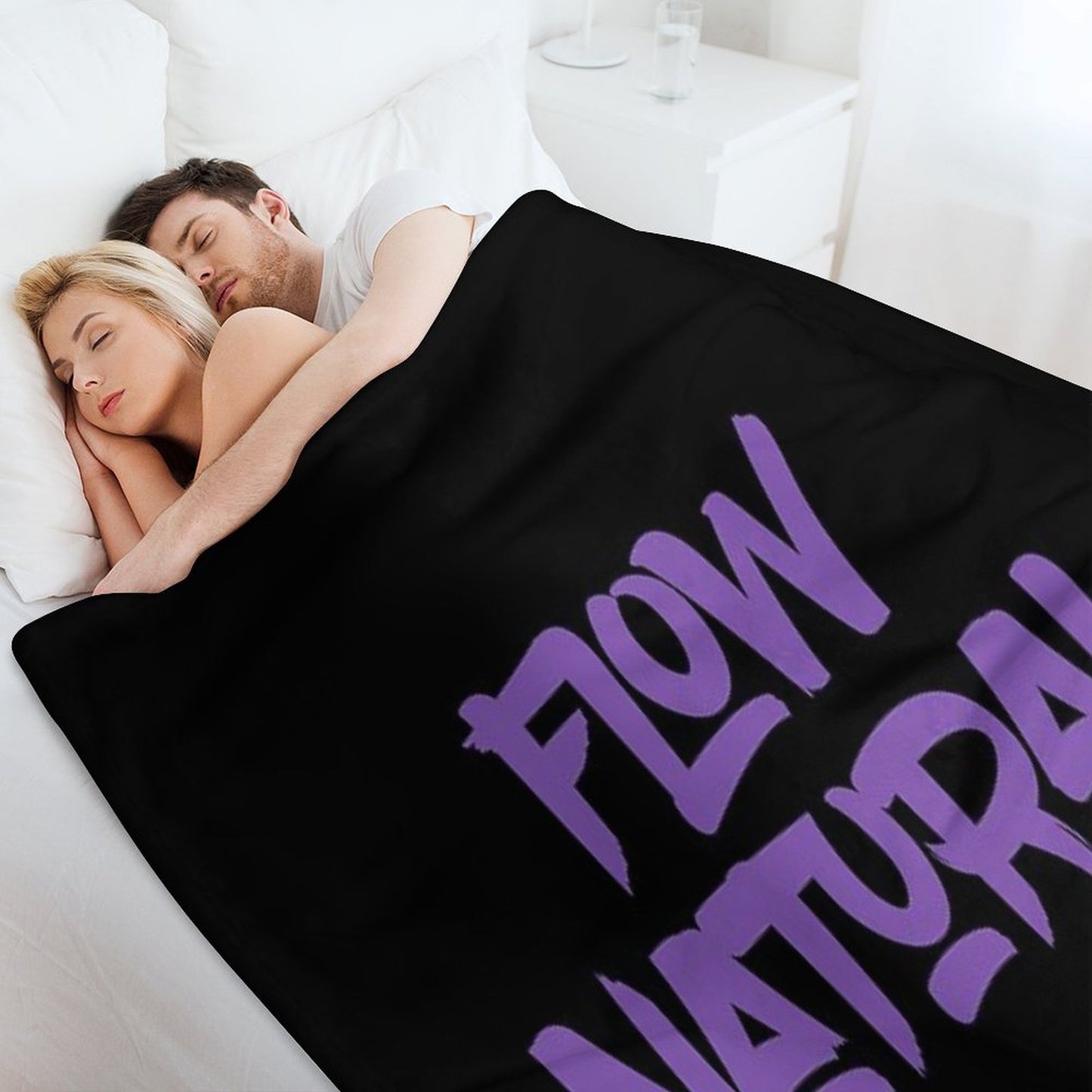 Flow Natural - Chill Urban Street Style Quote Throw Blanket