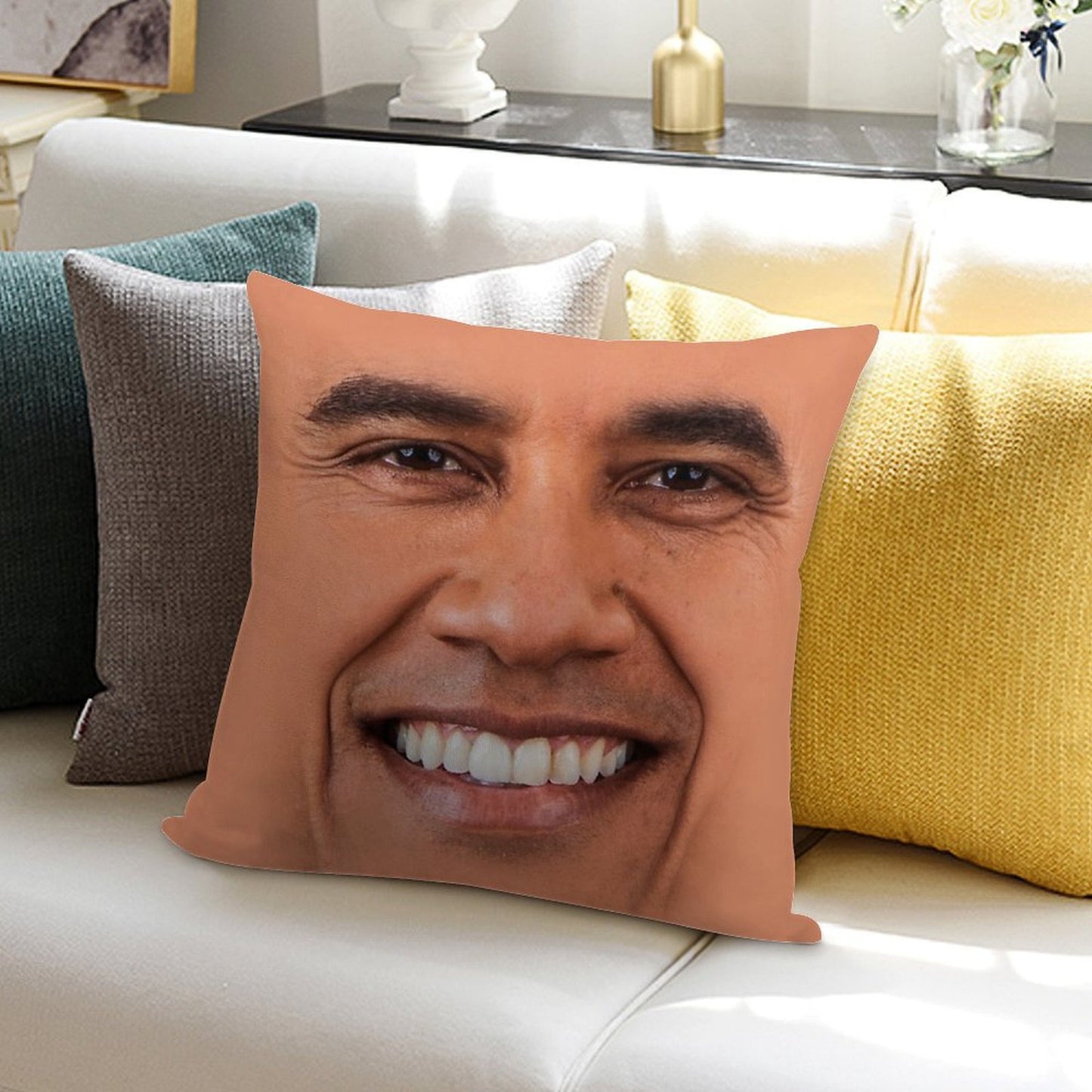Obama Soft Multiple Sizes Throw Pillow