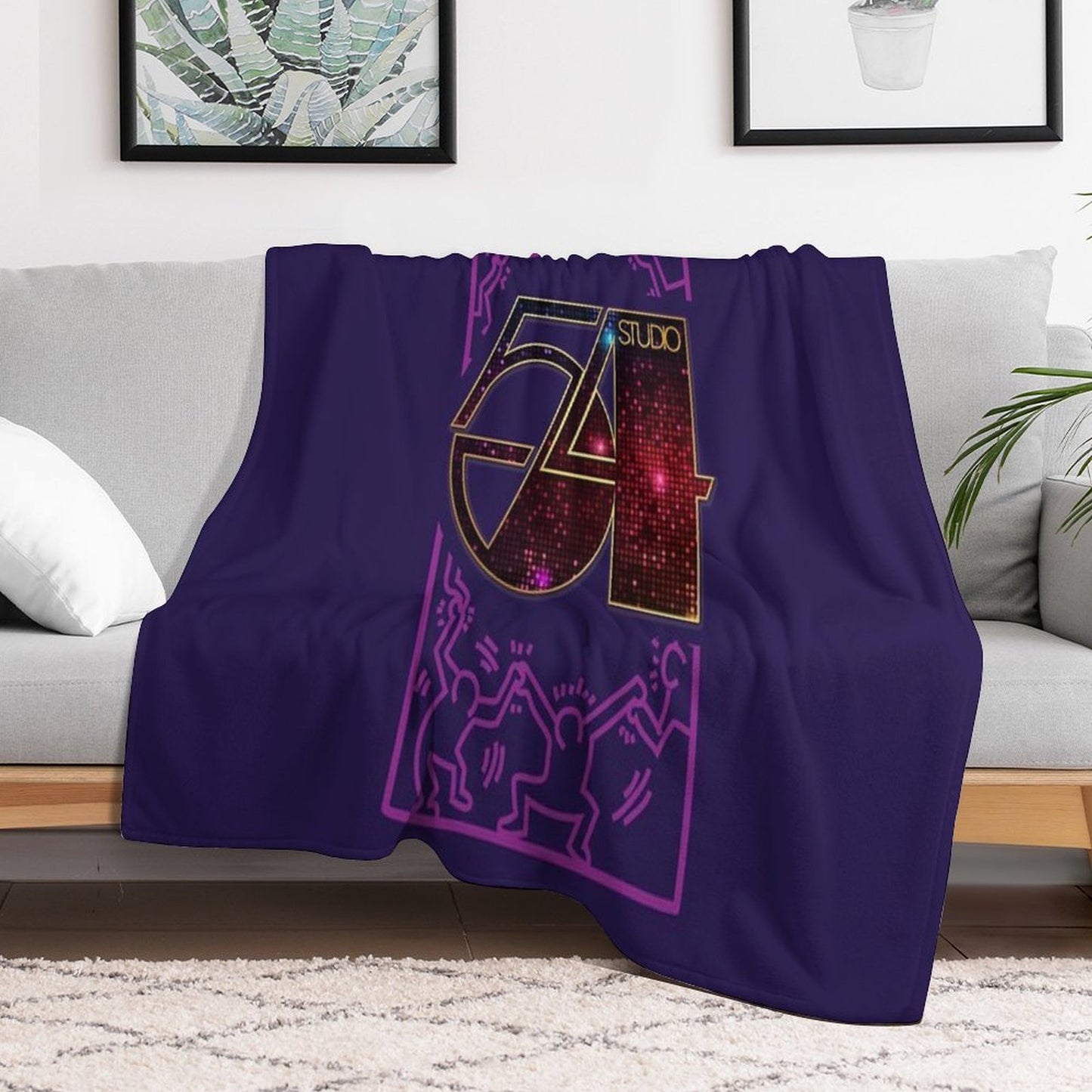 People Love to Dance (Studio 54 Edition) Throw Blanket