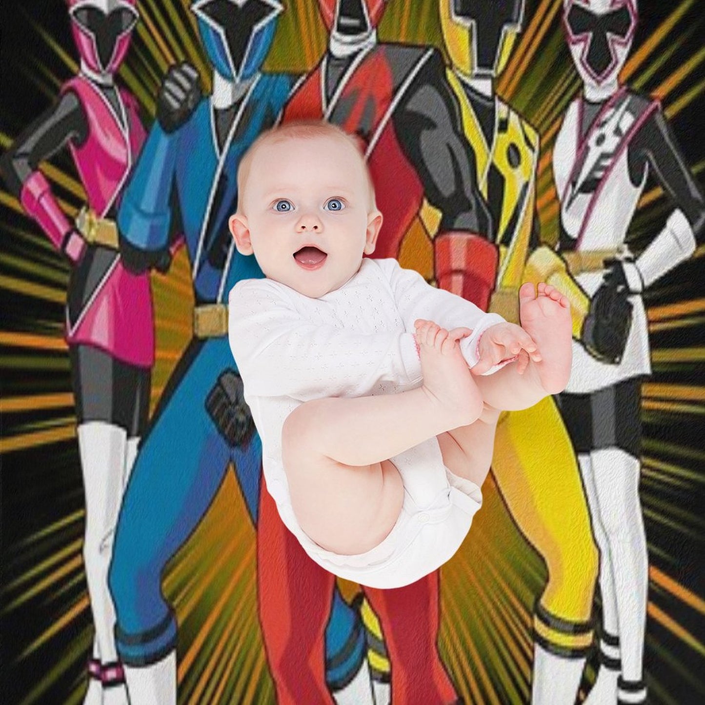 Ninja Ranger Throw Blanket