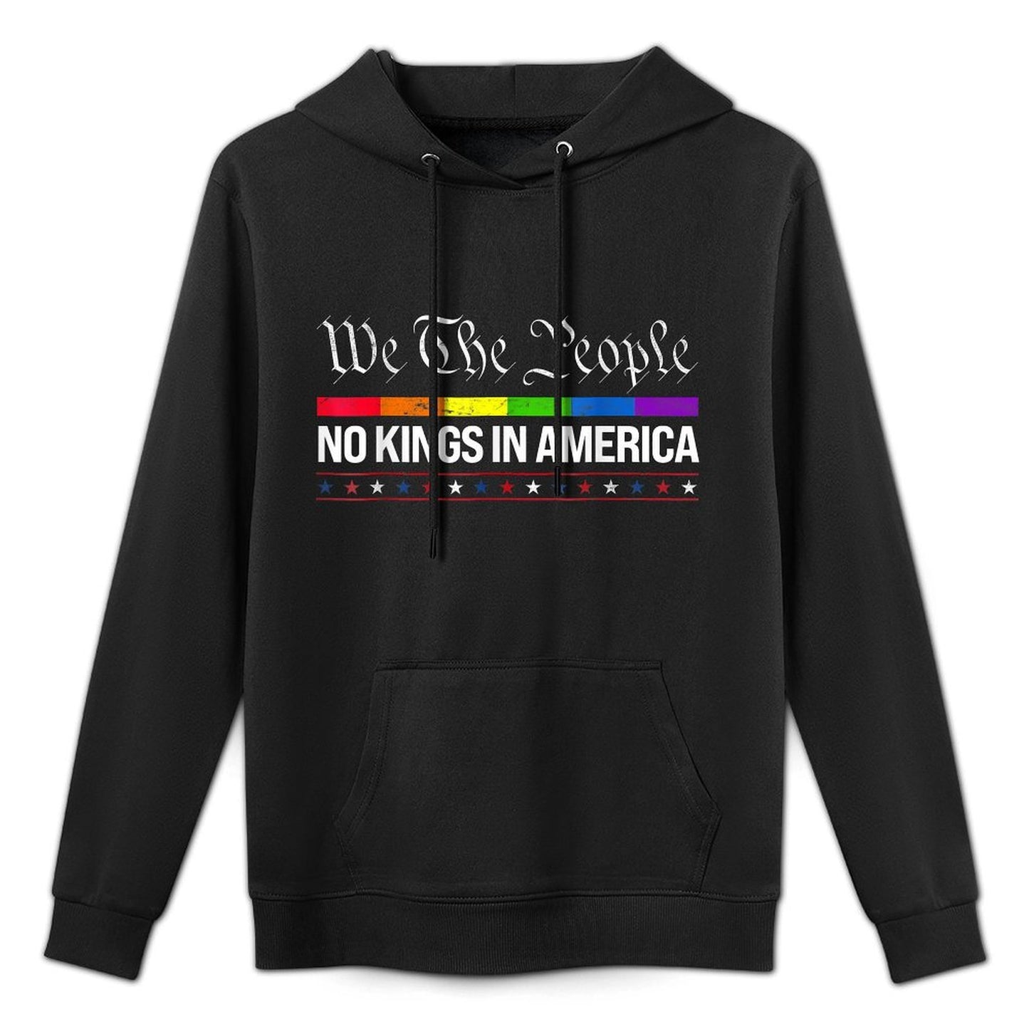 No Kings In America We The People Political Men Women Pilling-Resistant Hoodie