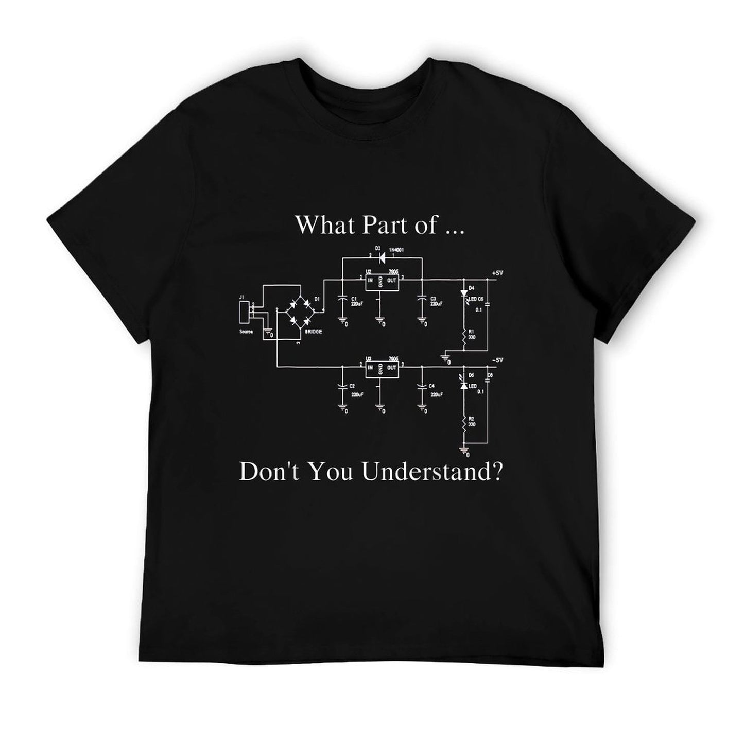Lustiges Elektrotechnik-T-Shirt Unisex-Adults Funny Engineering Black Small Classic Fit Crew Collar Modern T-Shirt