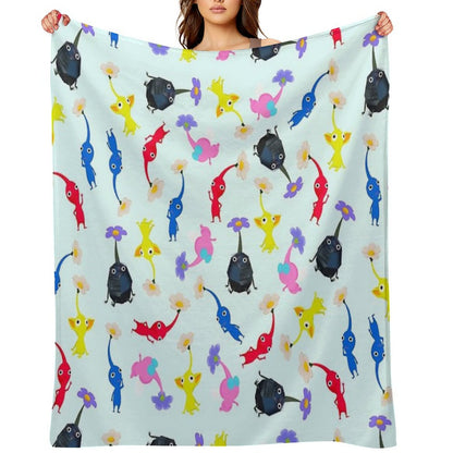 Pikmin Throw Blanket