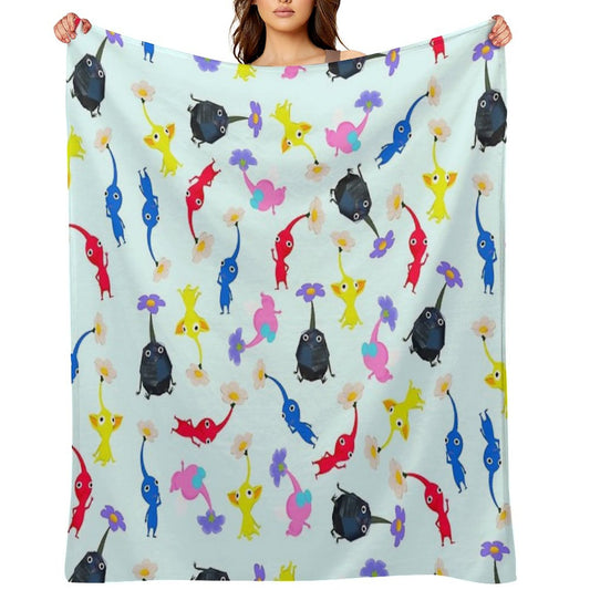 Pikmin Throw Blanket