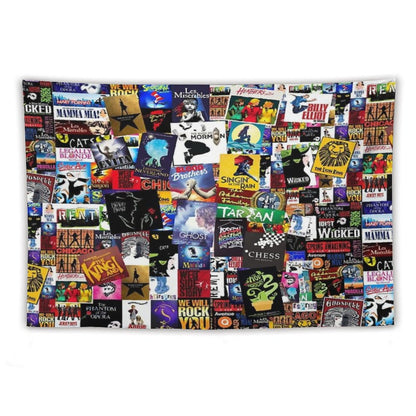 Musicals Collage IV Original Tapestry