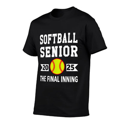 Senior Class of 2025 Softball Senior Night Graduation Party T-Shirt