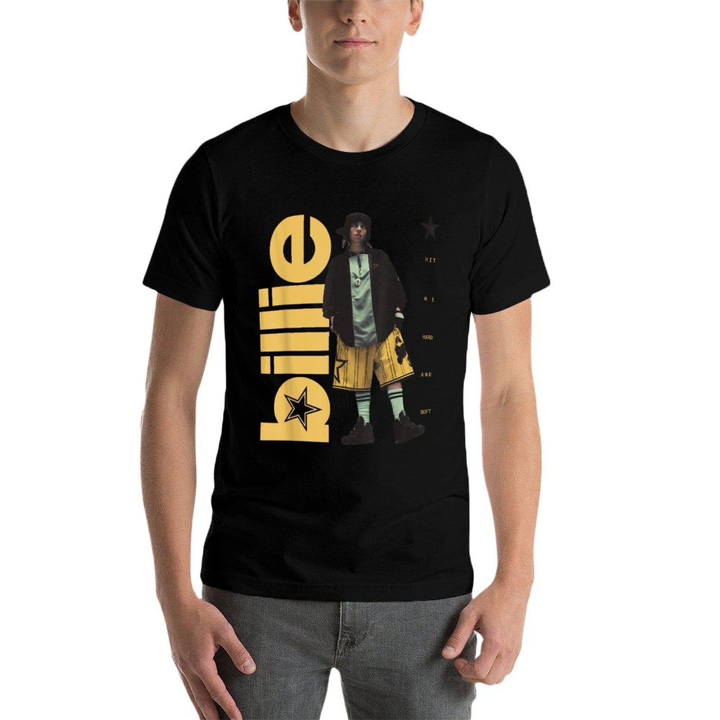 Official Billie Eilish HIT ME HARD AND SOFT Standing Photo  Stretchy T-Shirt