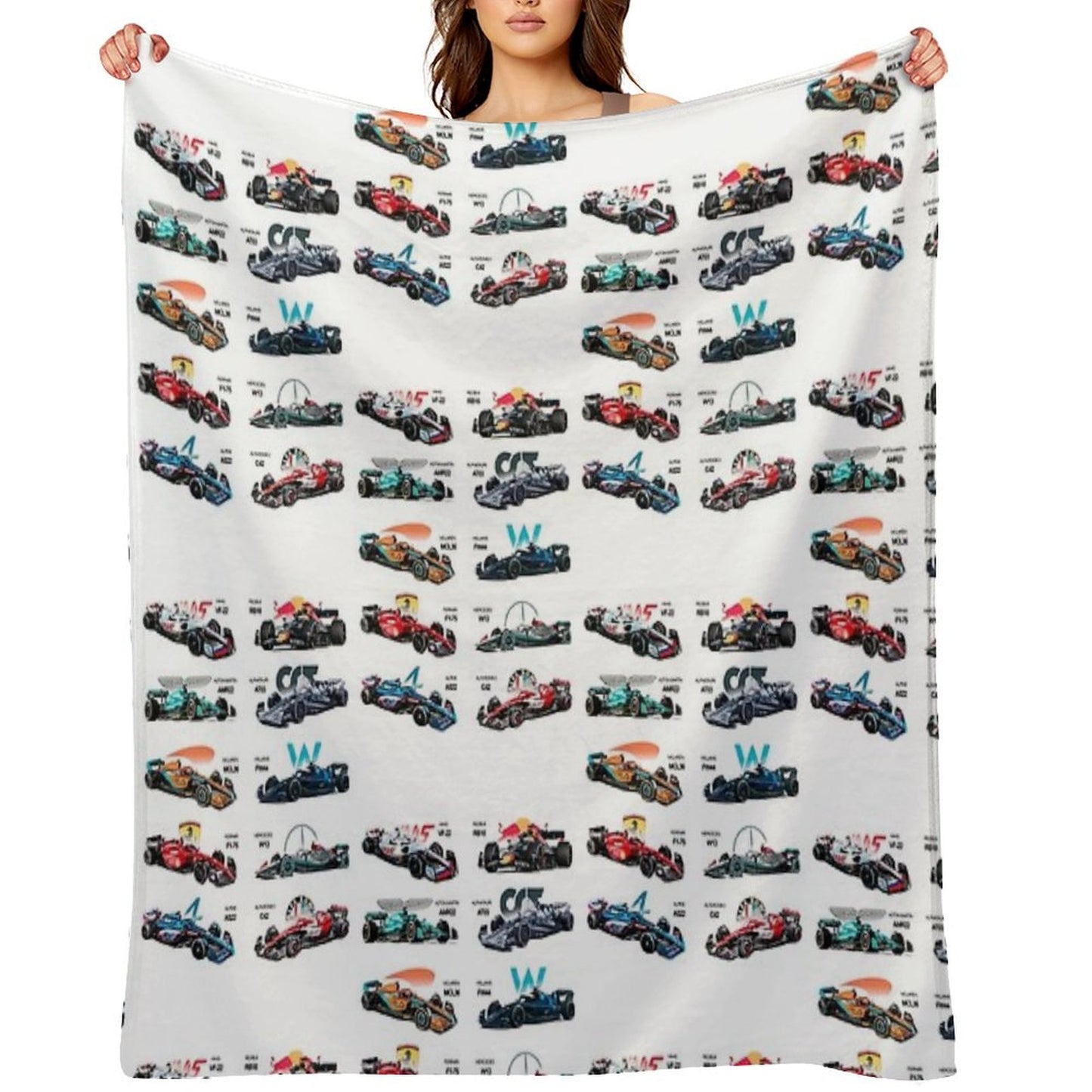 F1 All Cars 2022 Throw Blanket