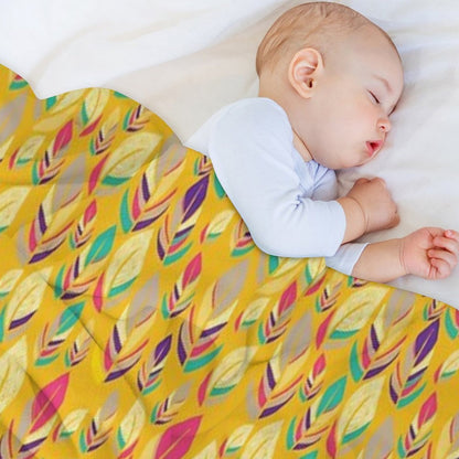 Dancing Feathers Throw Blanket
