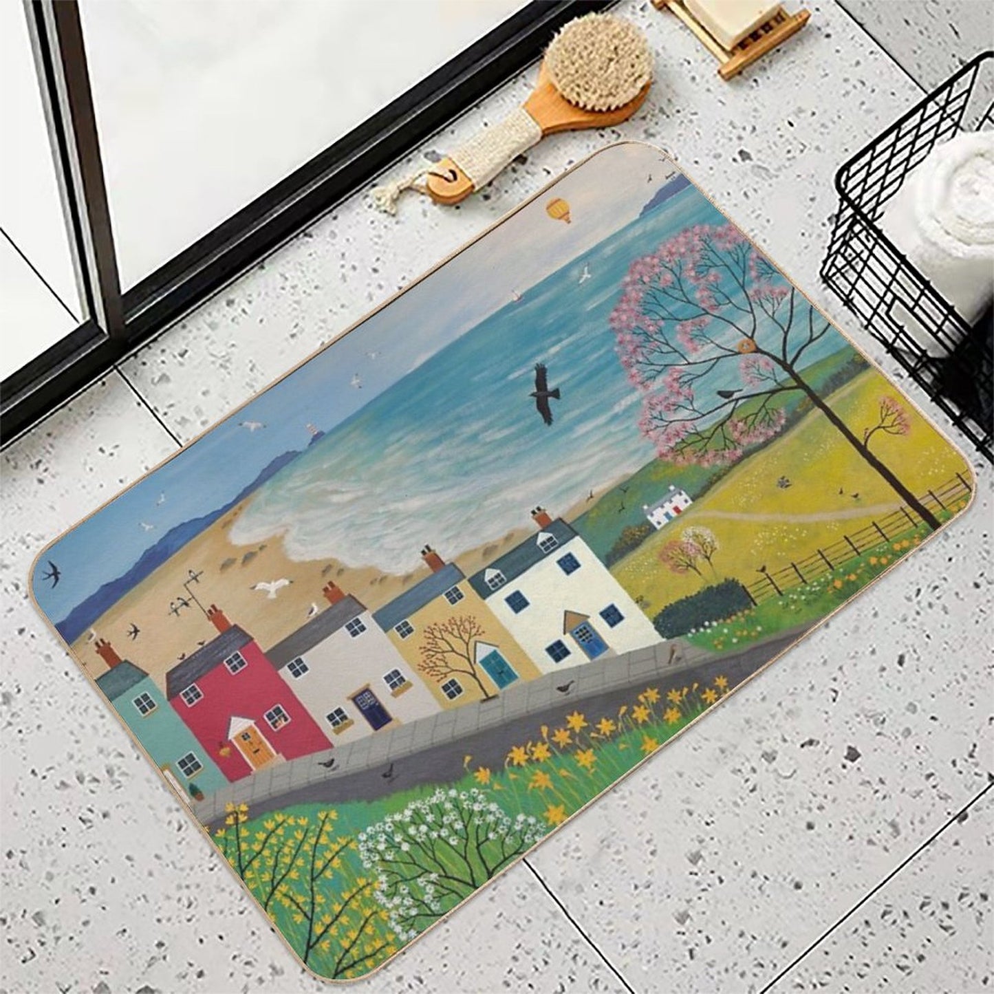 Spring Is in The Air Bath Mat