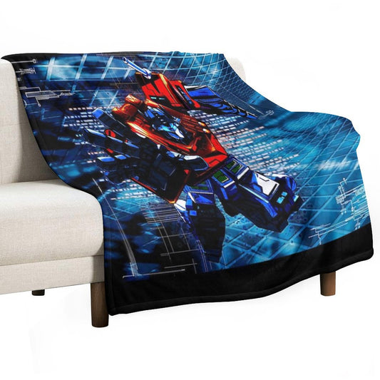 Transformers Optimus Prime Throw Blanket