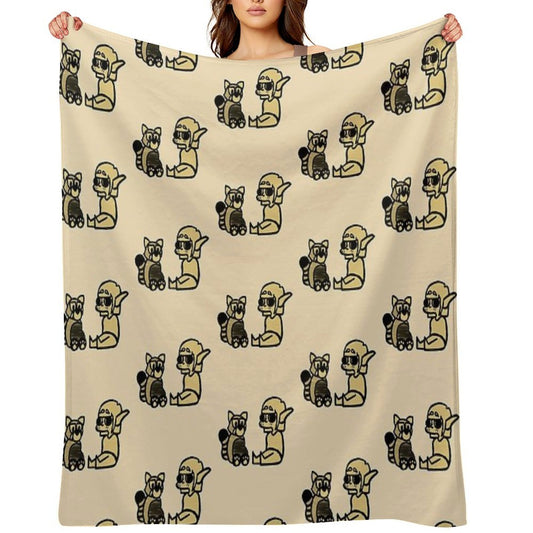 Dr. Animal Throw Blanket