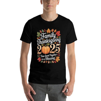 Family Thanksgiving 2025 Thanksgiving Crew Matching Fall  Affordable Price T-Shirt