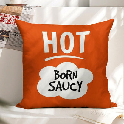 Taco Bell Hot Sauce Linen Throw Pillow Cover