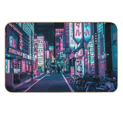 Tokyo - A Neon Wonderland Bath Mat