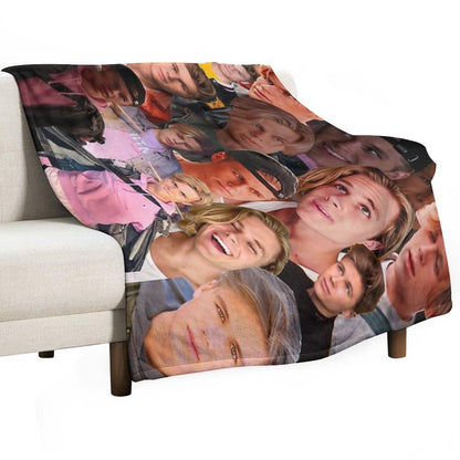 Owen Joyner Photo Collage Throw Blanket