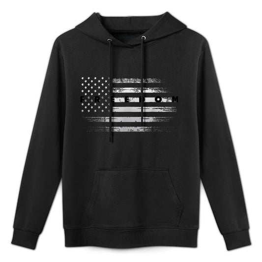 Grunge American Patriotic Pride Freedom Unisex Design Hoodie