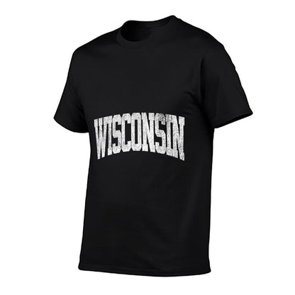 Wisconsin Vintage City  Cotton T-Shirt