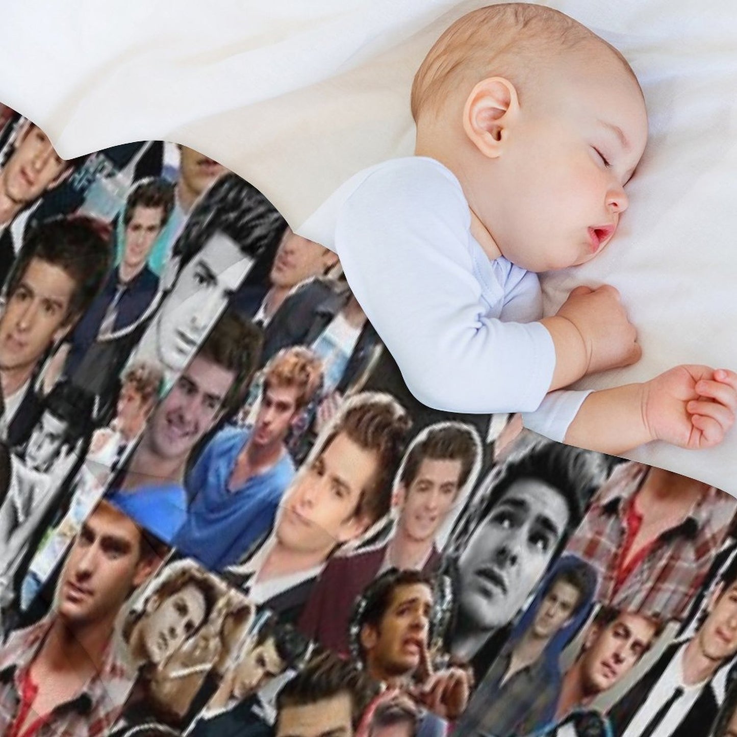 Andrew Garfield Fan Art Throw Blanket