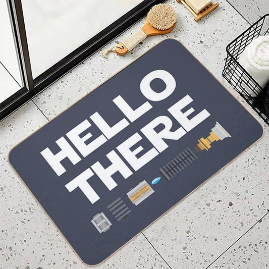 Hello There Bath Mat