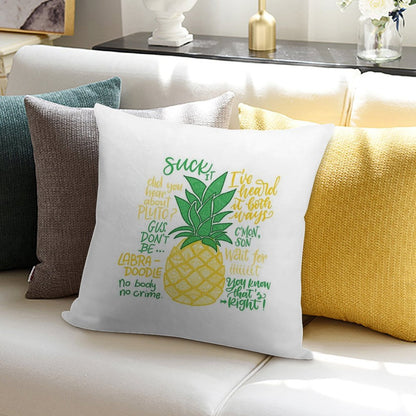 Psych - Quotes Soft High-Density Material Throw Pillow