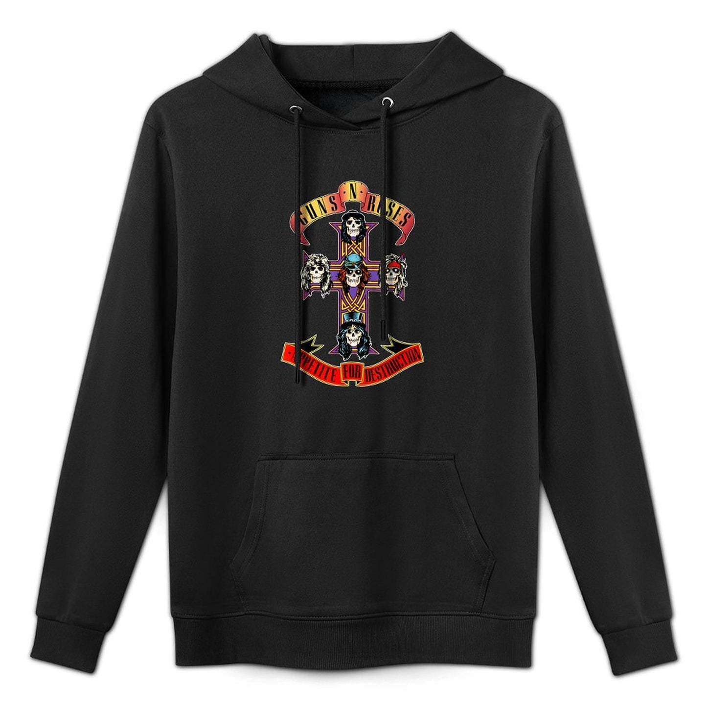 Guns N Roses Official Cross Medium-Weight Fabric Hoodie