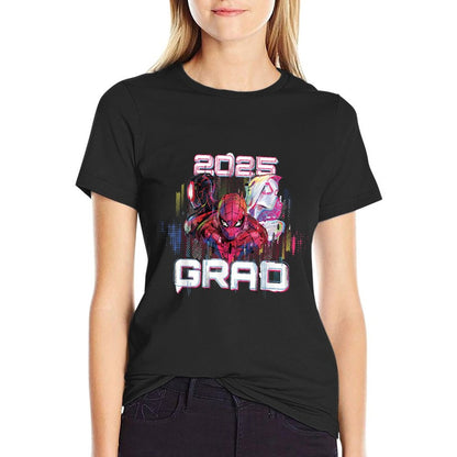 Marvel Super Heroes Spider-Man Trio &#34;2025 Grad&#34; Graduation T-Shirt