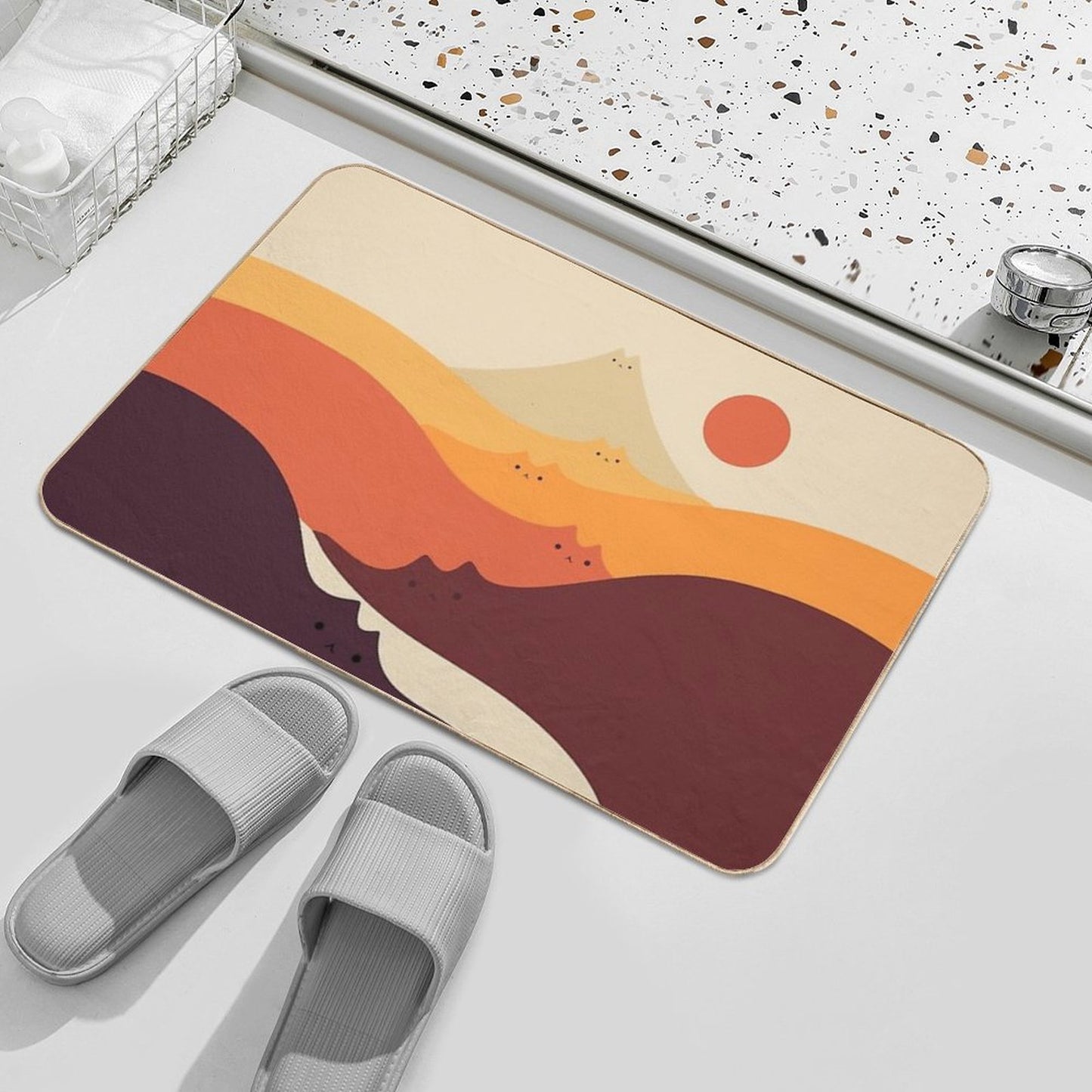 Cat Landscape 87 Bath Mat