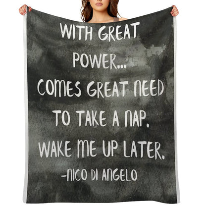 Naps Throw Blanket