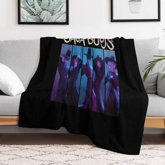 Demon Hunters Kpop Saja Boys Anime Throw Blanket