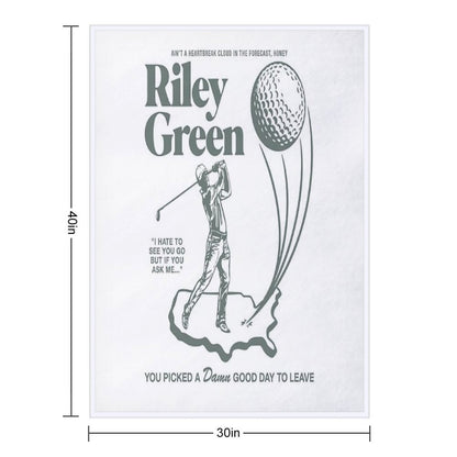 Riley Green Merch Throw Blanket