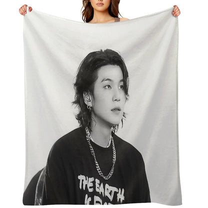 Yoongi Concert Throw Blanket