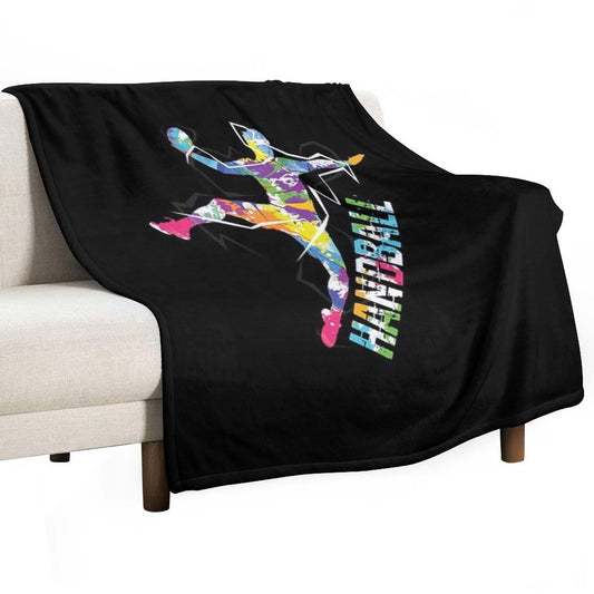 Handball Throw Blanket