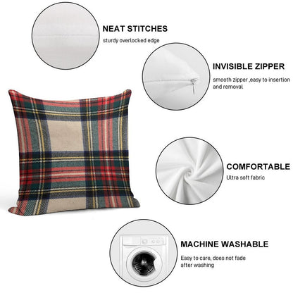 Stewart Dress Tartan - Pattern Soft Ultra-Soft Texture Throw Pillow