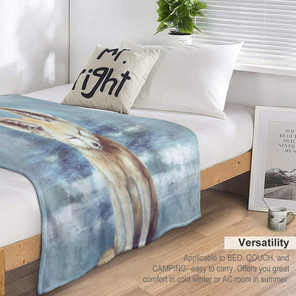 A Fennec's Dream Throw Blanket