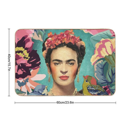 Frida Kahlo V Bath Mat