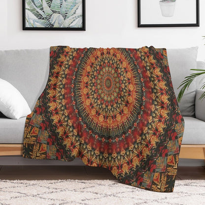 Mandala 128 Throw Blanket